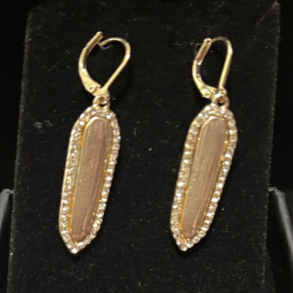 Kendra Scott Gold and Silver Drop Earrings